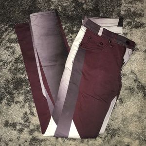 Rag and Bone Color Block Jeans